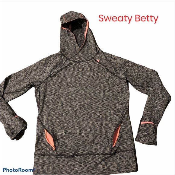 Sweaty Betty Tops - Sweaty Betty Spacedye Hoody With Zip Pockets Med
